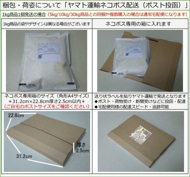 ライス宮城・オンラインショップ 令和4年 つや姫 お試し 1kg 無洗米 ※ネコポス配送 代引き・日時指定不可 ⭐️ゆこ様専用ページ⭐️70枚★ヤマト運輸★ワレモノ★取扱注意★下積厳禁★天地無用★
